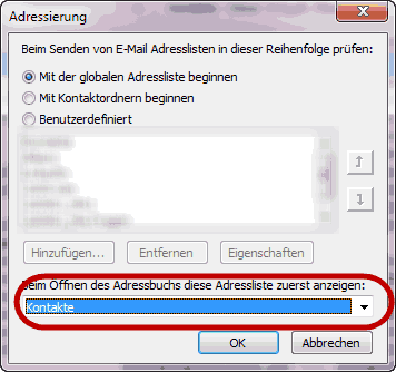 Outlook Adressbuch Reihenfolge Outlook Adressbuch für Outlook 2010 optimal einrichten   Video Tutorial