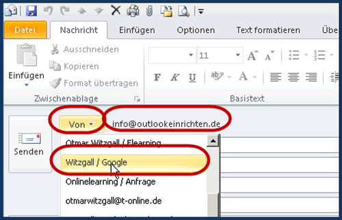 E-Mail online senden